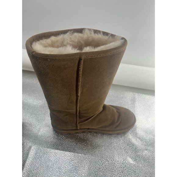 Bearpaw Women's Size 11 Hickory Elle Tall Suede Wool Sheepskin Winter Boots - Picture 4 of 9